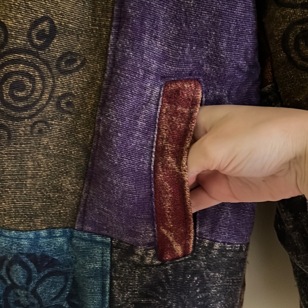 Nepalese patchwork jacket - Picture 2 of 5